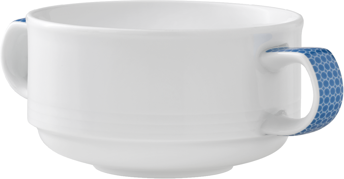 Creamsoup cup stackable embossed 0.28l