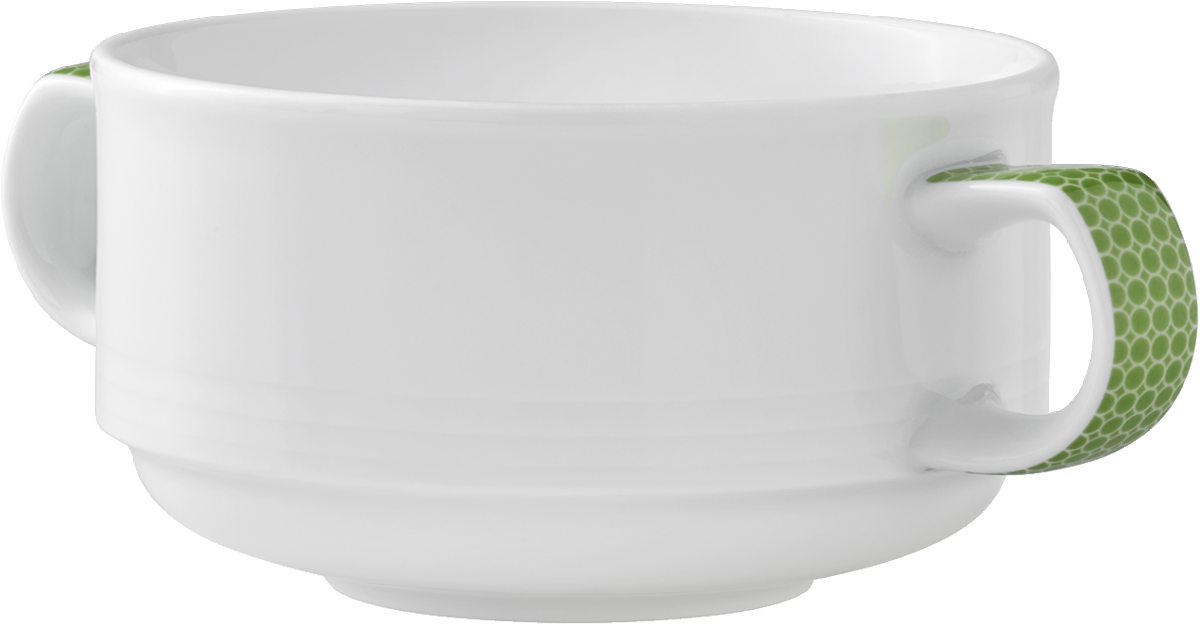 Creamsoup cup stackable embossed 0.28l