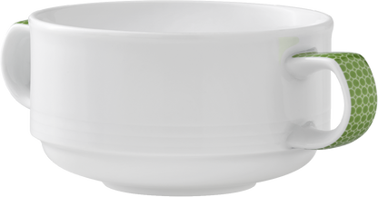 Creamsoup cup stackable embossed 0.28l