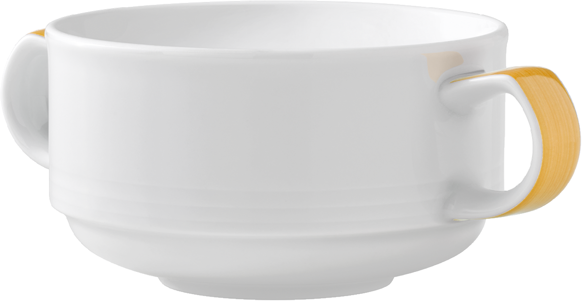 Creamsoup cup stackable embossed 0.28l