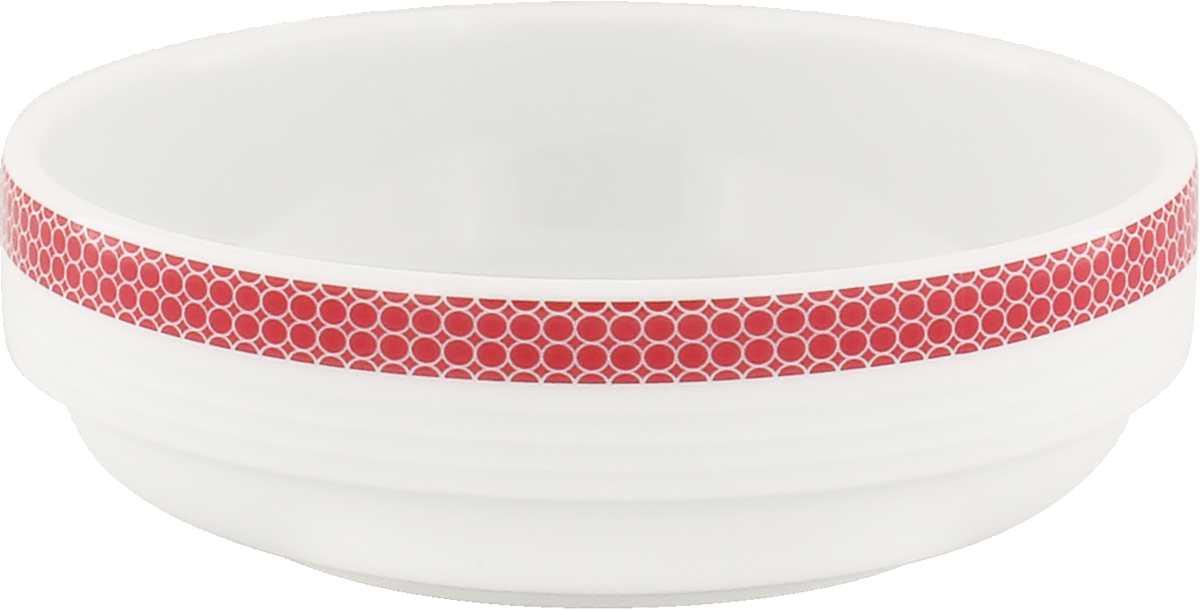 Bowl round stackable embossed 12cm/0.28l