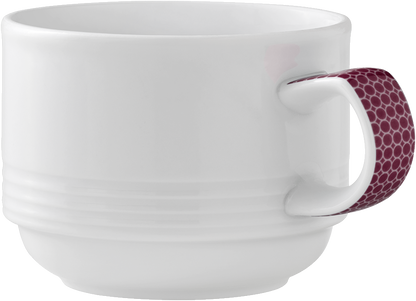 Cup stackable embossed 0.18l