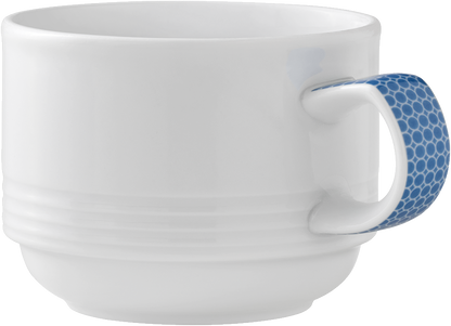 Cup stackable embossed 0.18l