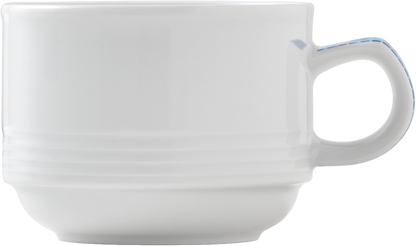 Cup stackable embossed 0.18l