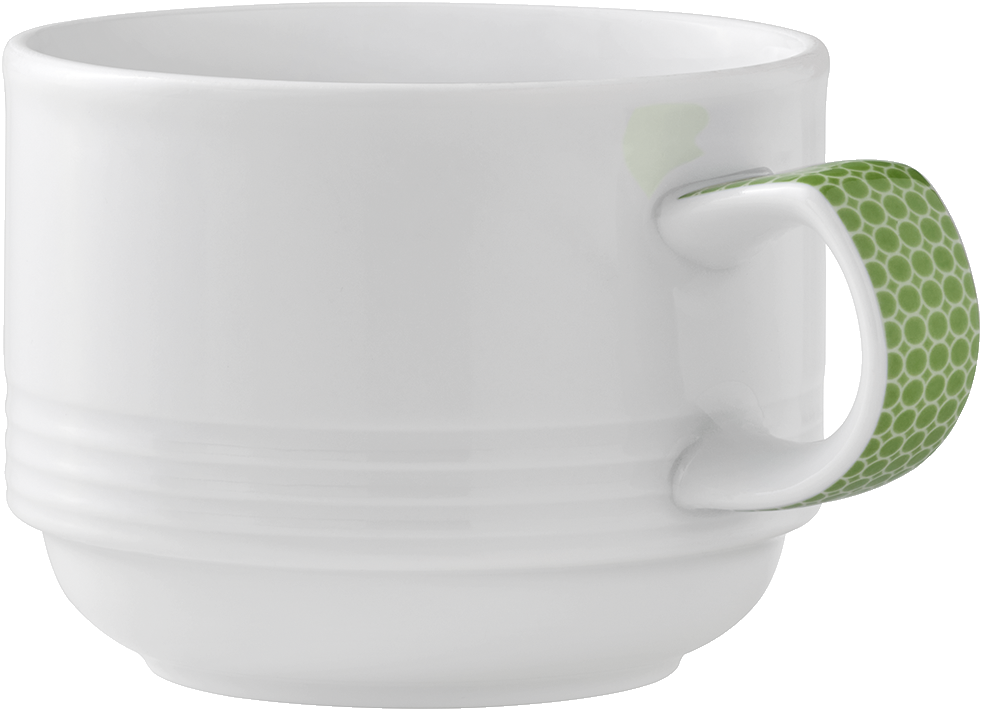 Cup stackable embossed 0.18l