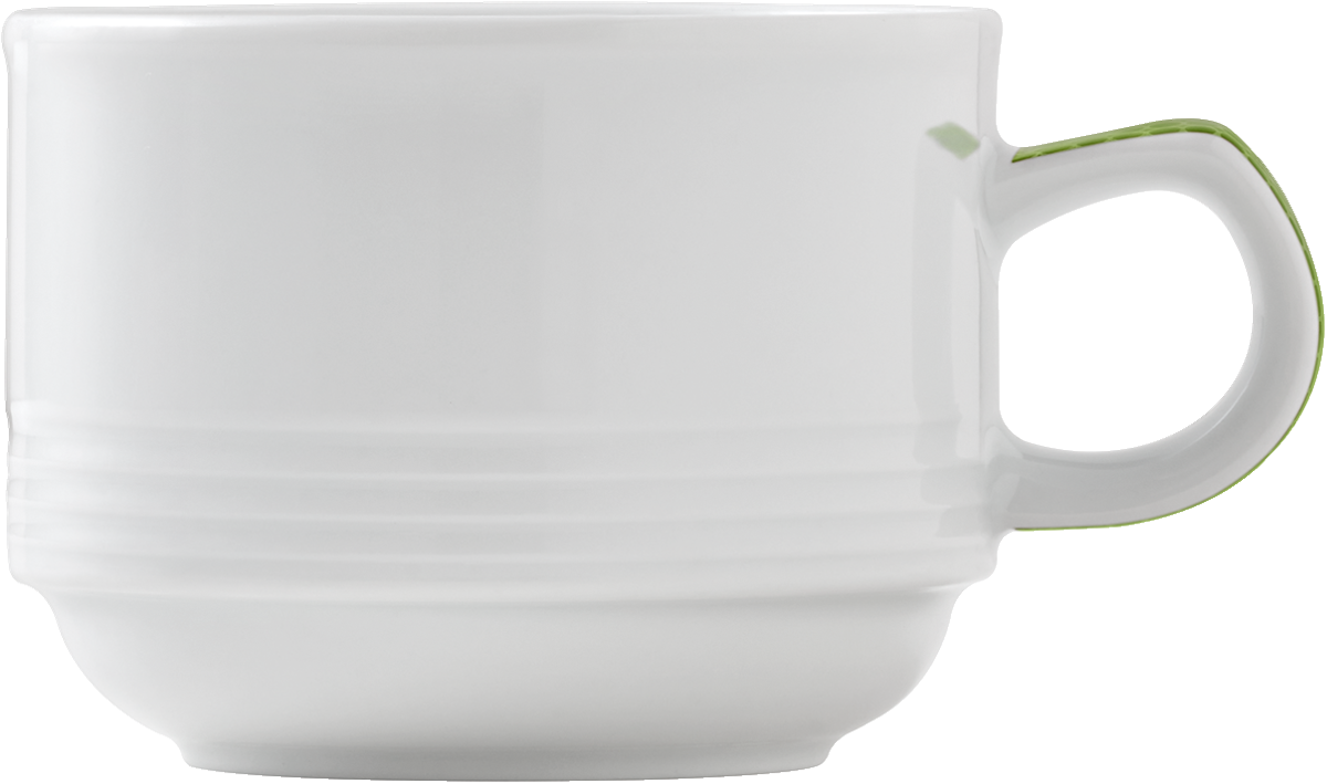 Cup stackable embossed 0.18l