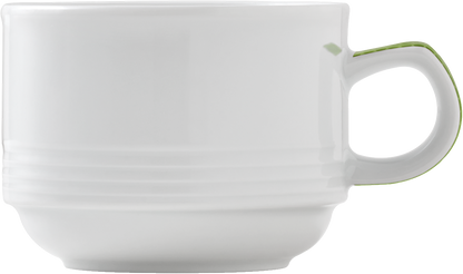 Cup stackable embossed 0.18l