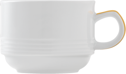 Cup stackable embossed 0.18l