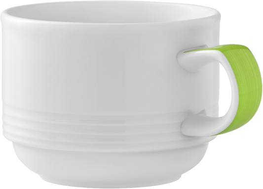 Cup stackable embossed 0.18l