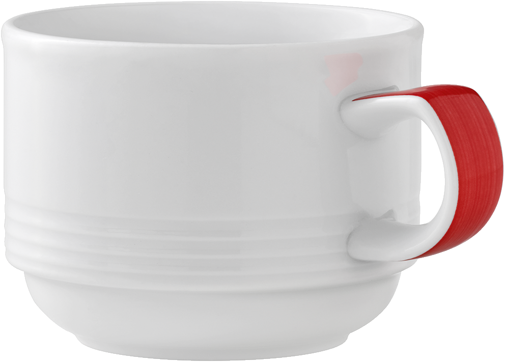 Cup stackable embossed 0.18l