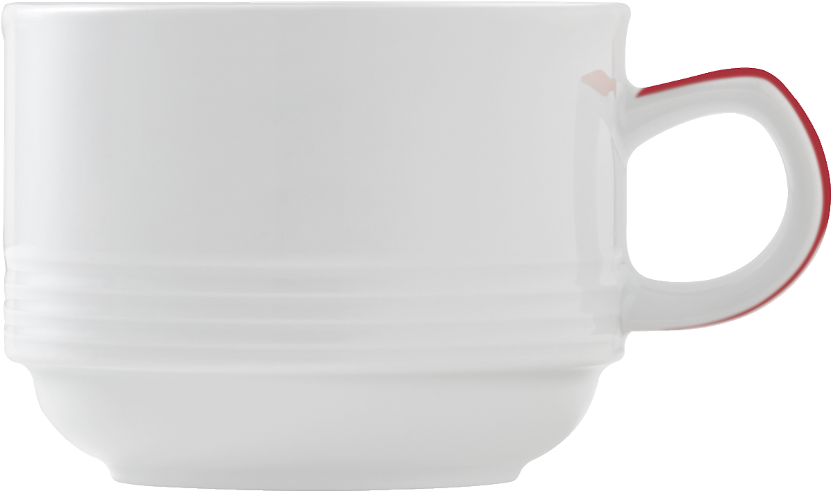 Cup stackable embossed 0.18l