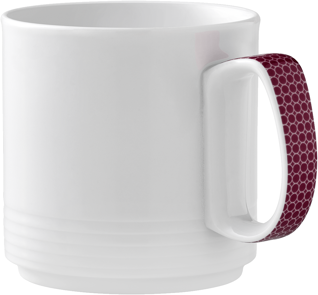 Mug special stackable embossed 0.27l