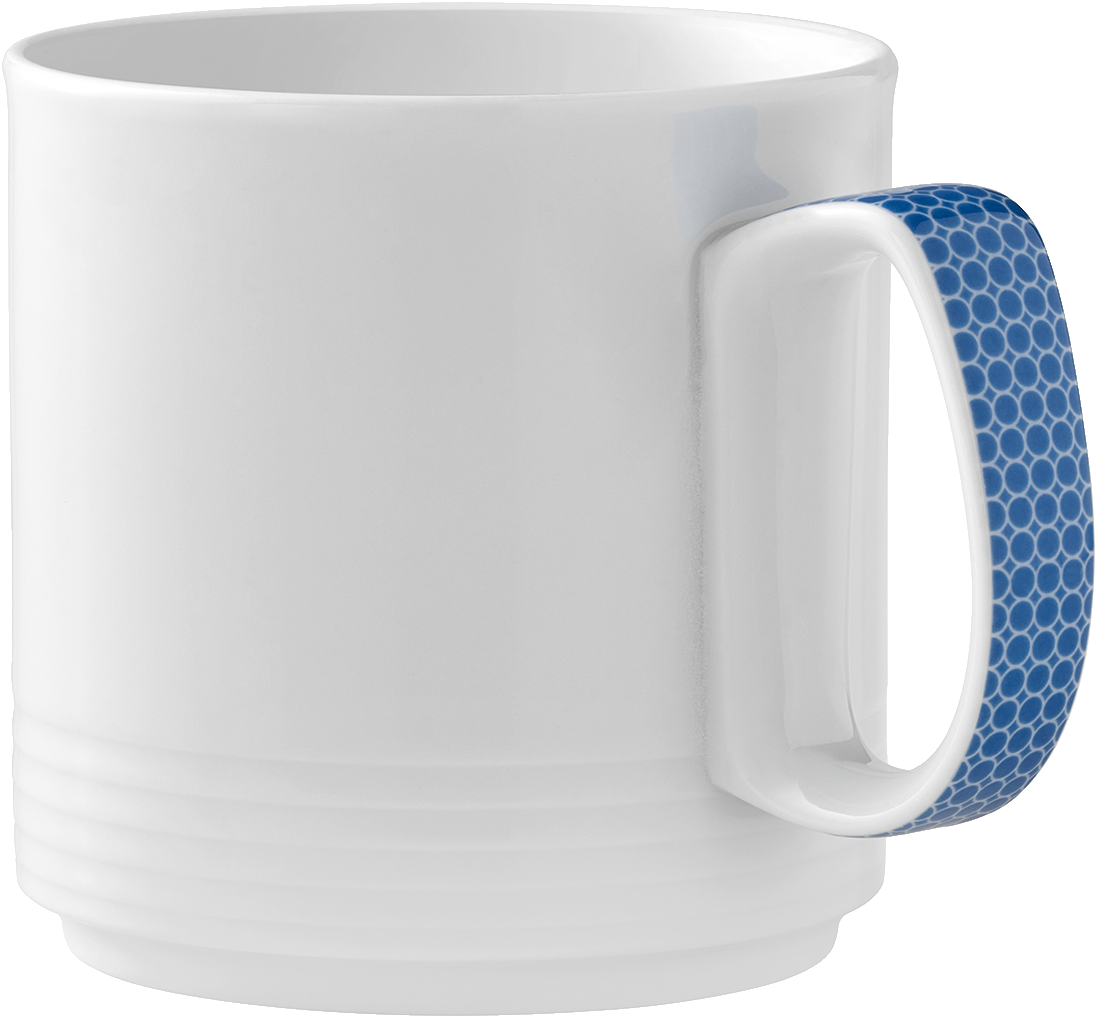 Mug special stackable embossed 0.27l