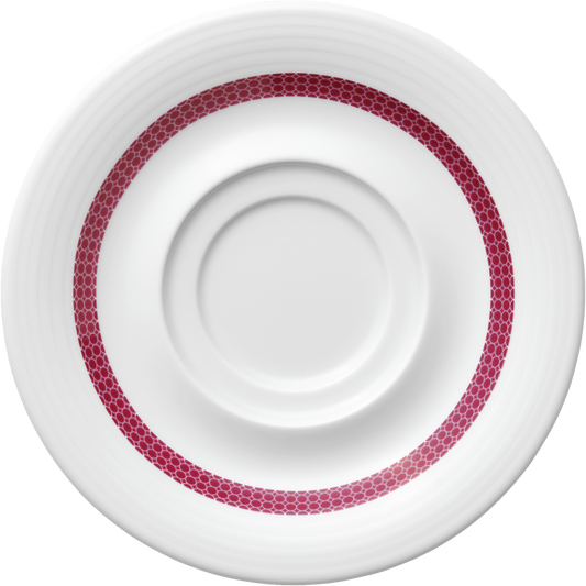 Saucer special with double well embossed 16cm