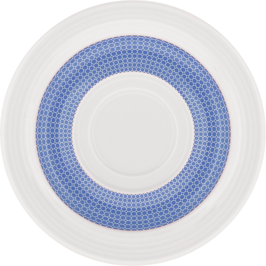 Saucer special with double well embossed 16cm