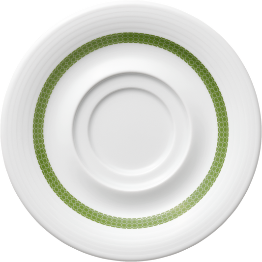 Saucer special with double well embossed 16cm