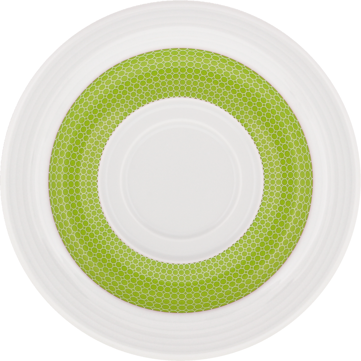 Saucer special with double well embossed 16cm