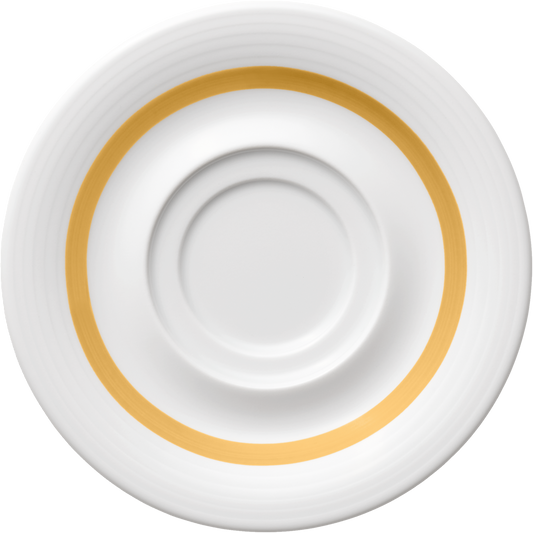 Saucer special with double well embossed 16cm