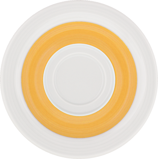 Saucer special with double well embossed 16cm