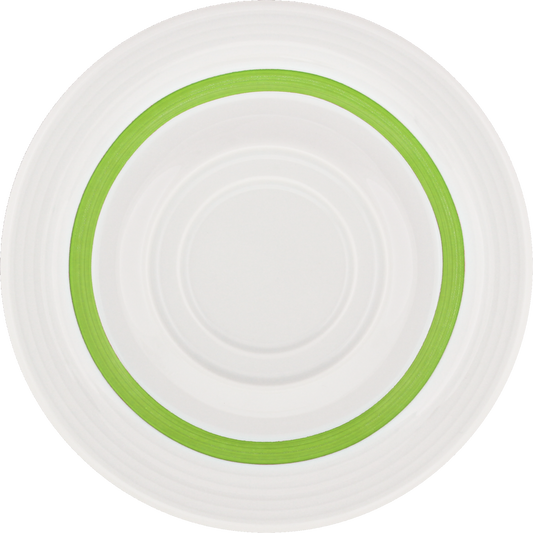 Saucer special with double well embossed 16cm