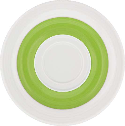 Saucer special with double well embossed 16cm