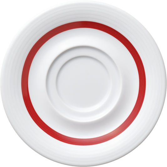 Saucer special with double well embossed 16cm