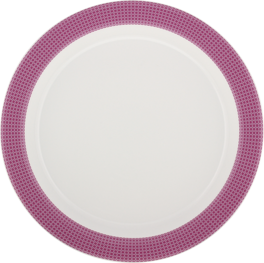 Plate special half-deep round with rim 24cm