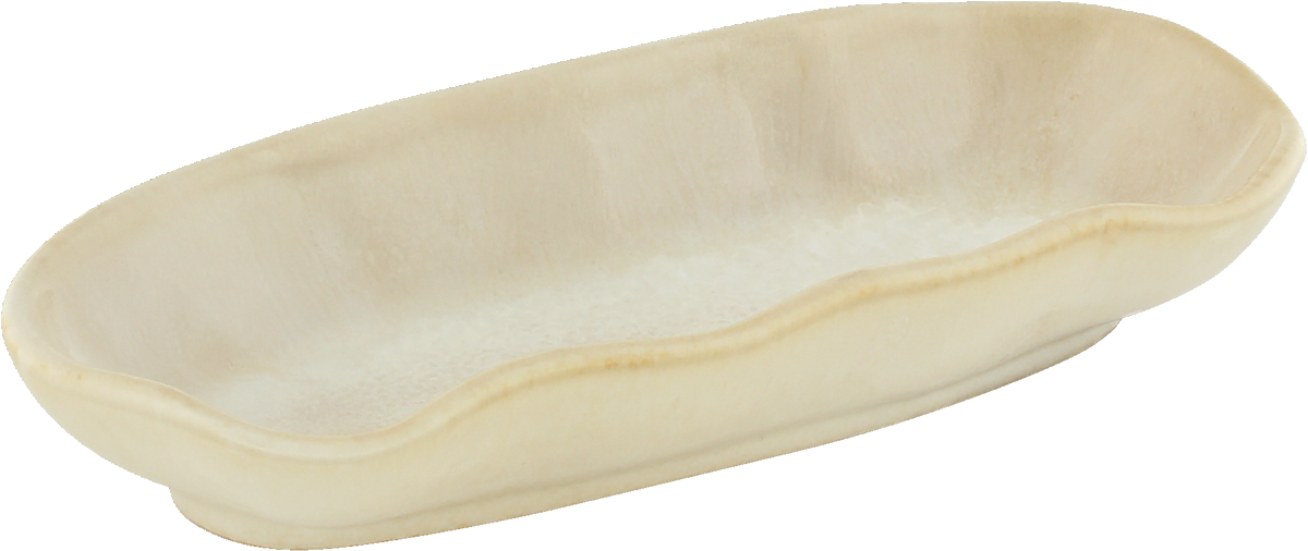 Platter oval dune 15x7cm