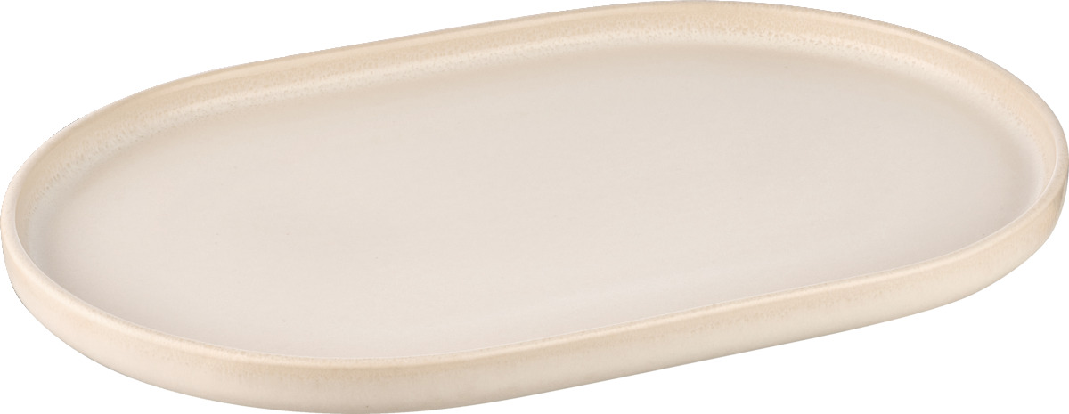 Platter oval cashmere 30cm