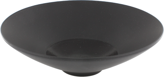 Bowl round black 24cm