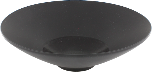 Bowl round black 28cm