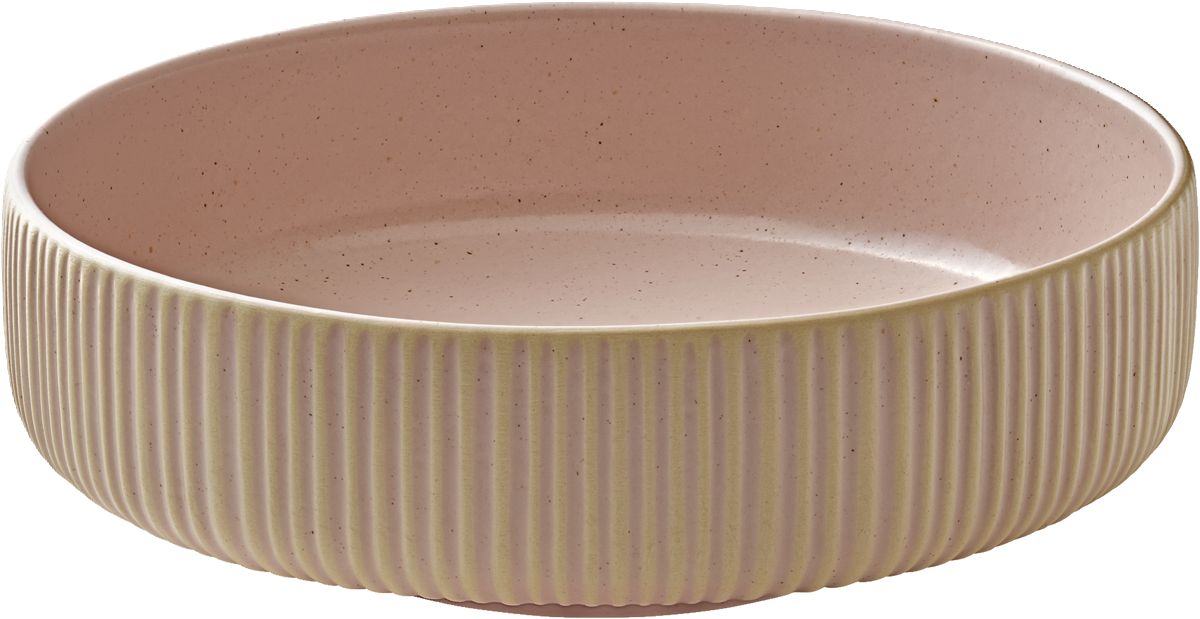 Dish round embossed rosé 16cm/0.71l