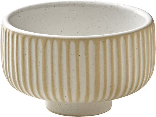 Small bowl round embossed white 8cm/0.12l