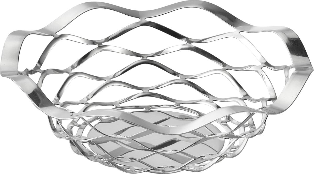 Basket silver 18cm
