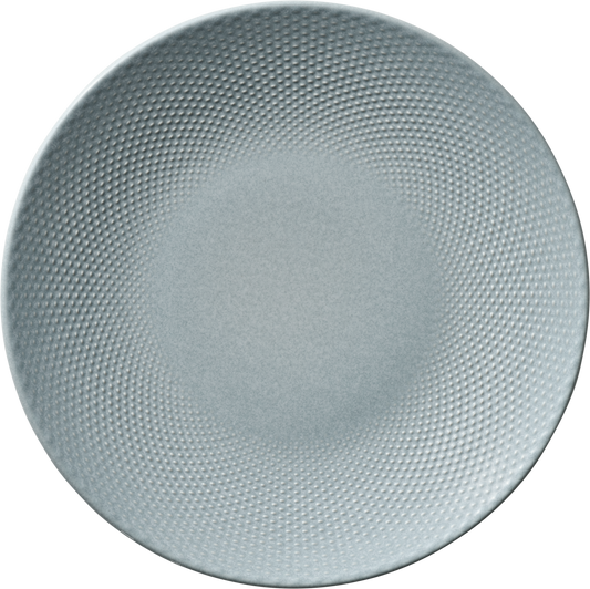 Plate flat round coupe embossed sky 28cm