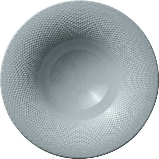 Plate deep round coupe embossed sky 27cm