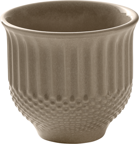 Mug embossed almond 0.30l