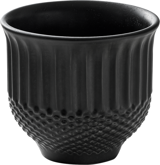 Mug embossed coal 0.30l