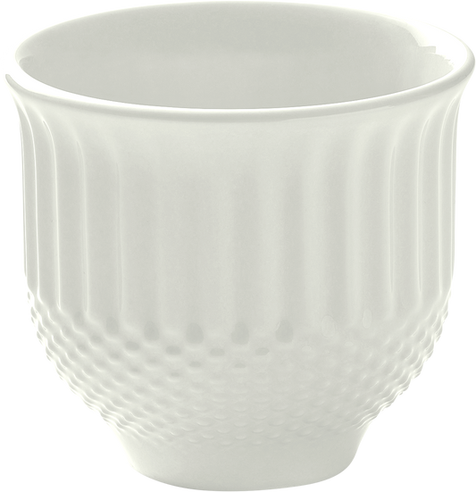 Mug embossed cream 0.30l