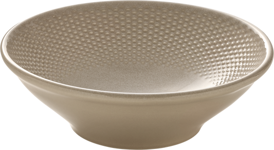 Bowl round embossed almond 20cm/0.90l