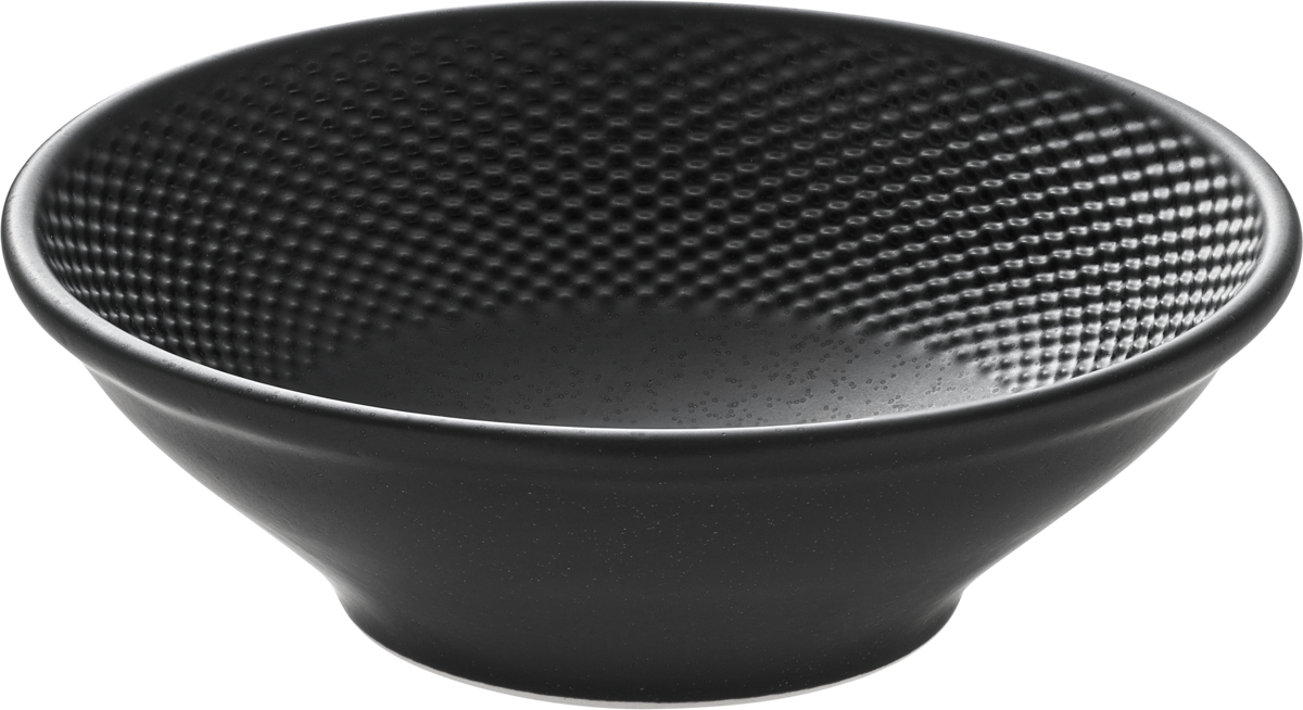 Bowl round embossed coal 20cm/0.90l