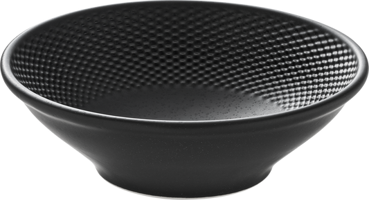 Bowl round embossed coal 20cm/0.90l