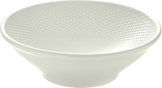 Bowl round embossed cream 20cm/0.90l