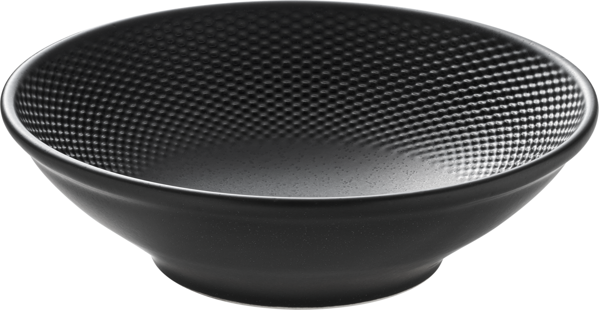 Bowl round embossed coal 24cm/1.50l