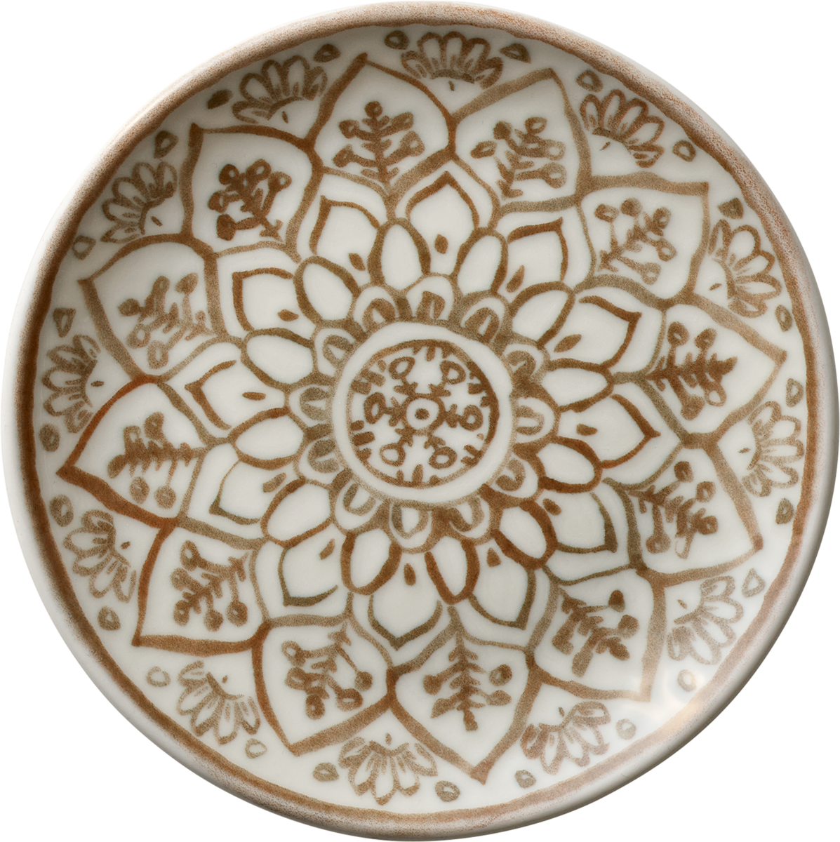 Plate flat round coupe sienna 15cm