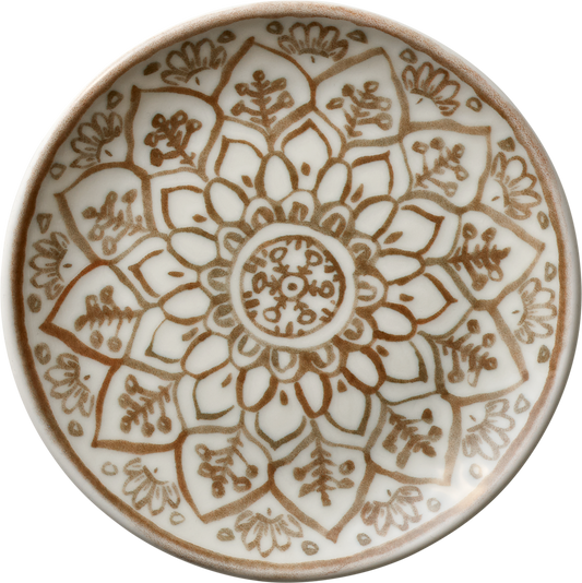 Plate flat round coupe sienna 15cm