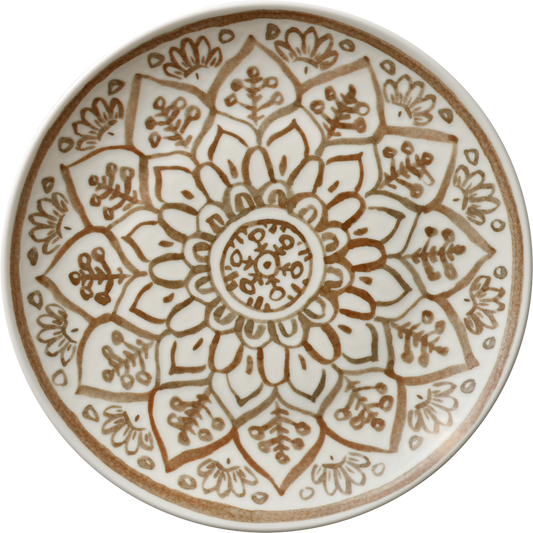 Plate flat round coupe sienna 33cm