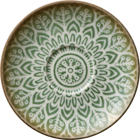 Saucer round jade 15cm