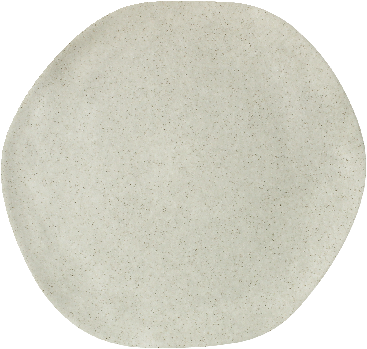 Plate flat round coupe moon 21cm