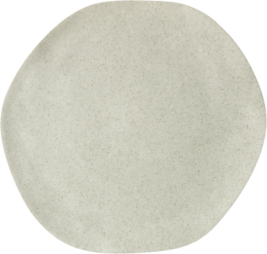 Plate flat round coupe moon 21cm
